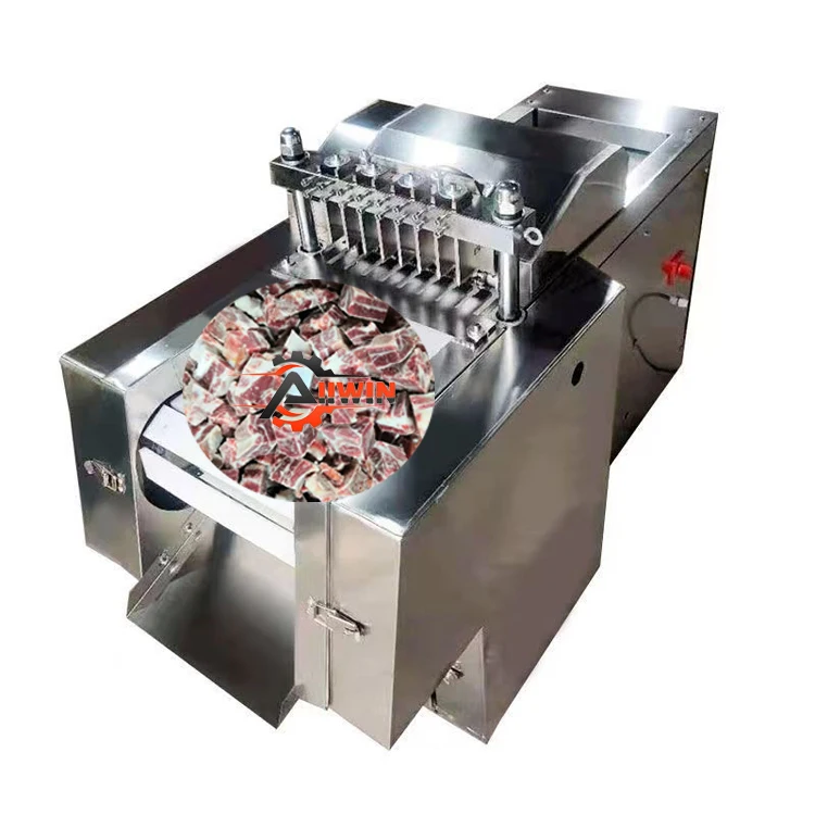 Automatic Chicken Cutting Meat Machine Beef Fish Goat Meat Cutting Machine Fresh Meat Dicing Machine