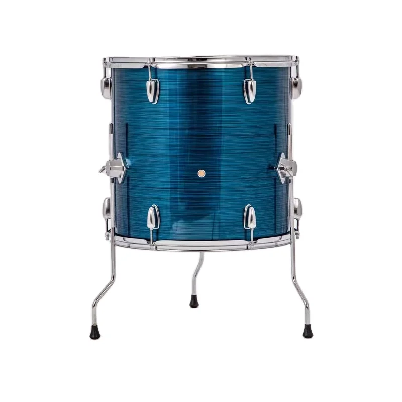 High Quality Professional Custom wooden floor tom drum with Tube Lugs