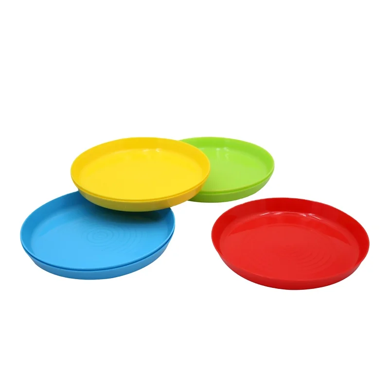 13431 Plastic tableware round PP dinnerware plastic dinner plates