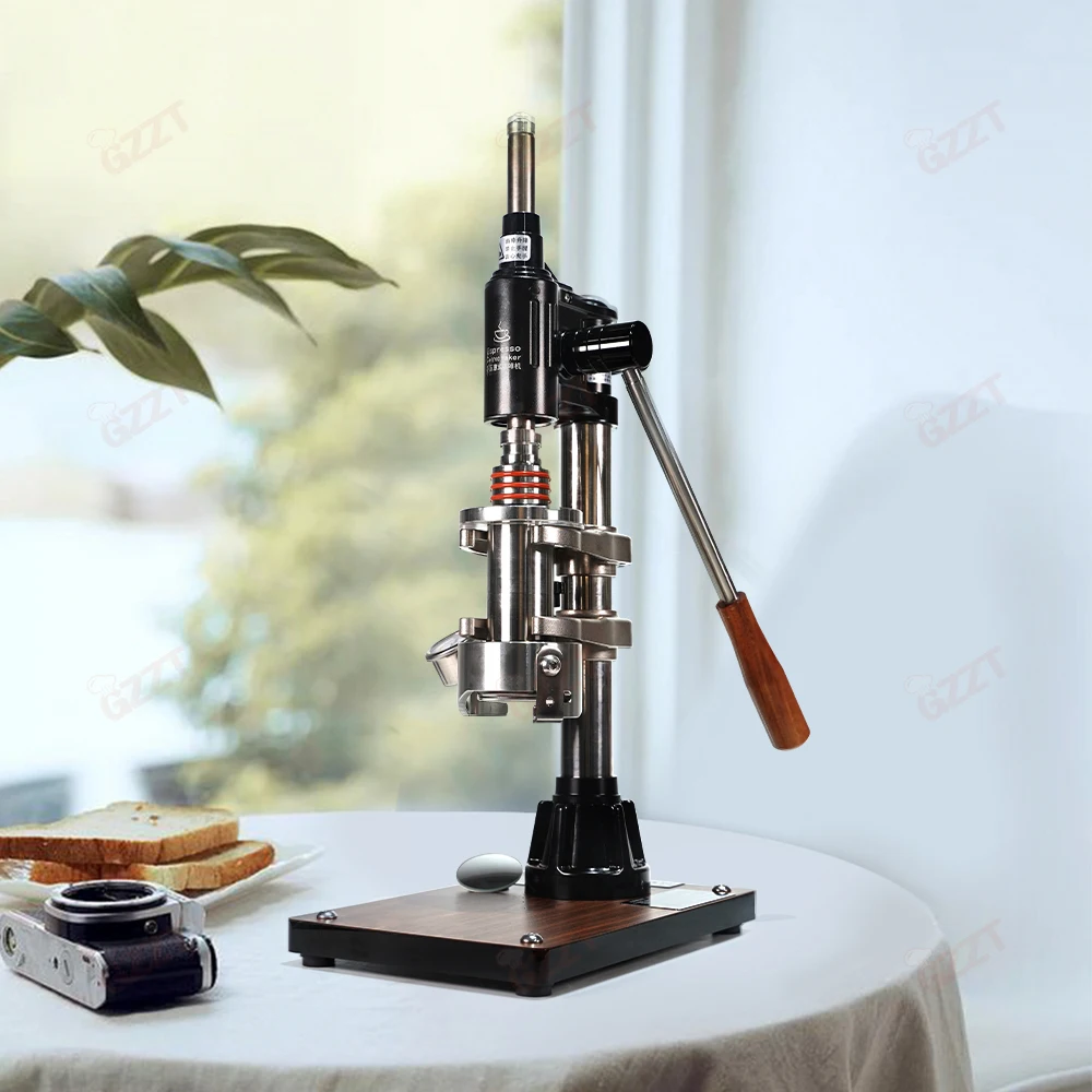 Ручная кофемашина с регулируемым давлением профессиональная кофеварка «Все в одном» аппарат для приготовления мгновенного кофе эспрессо