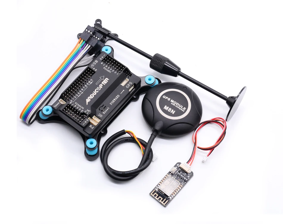 APM2.8 APM 2 8 Контроллер полета Ardupilot + M8N GPS встроенный компас gps подставка амортизатор для RC квадрокоптера мультикоптера