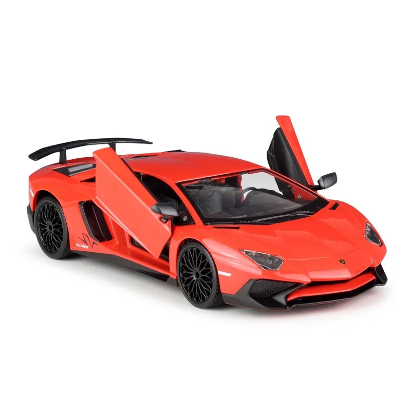 High Quality 1:24 Aventador LP750-4 SV Alloy Toys Car Model Simulation Metal Car Toys Diecast Car For Kids Adults Collection