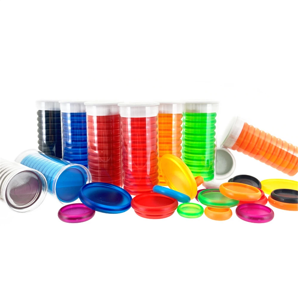 11pcs 24/28/32/38mm Plastic Disc Rings for Discbound Notebook Mushroom Hole Happy Planner Expander Binding Discs Expansion Ring