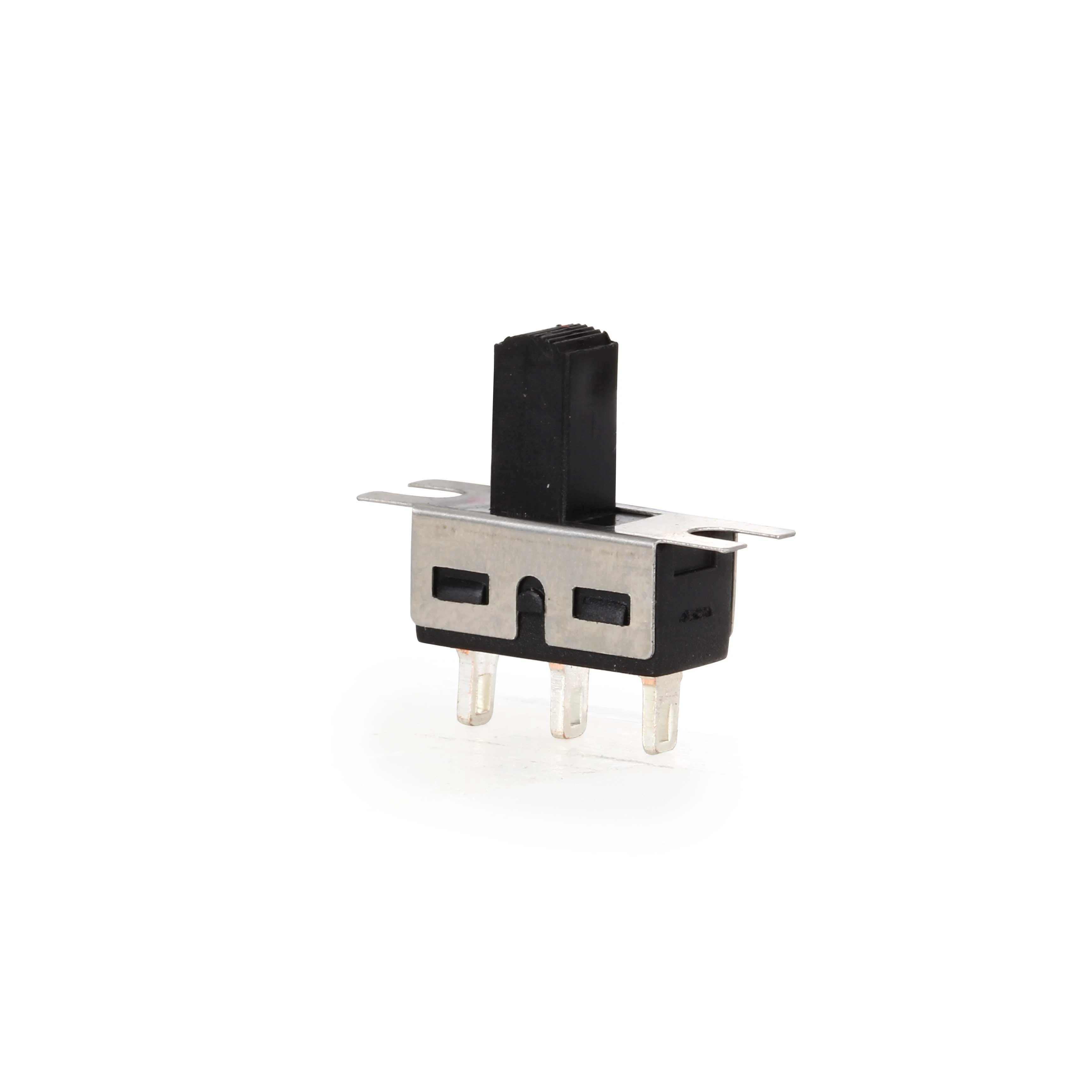 SS-12E07 Production Customized SPDT Mini Slide Switch 3 pins Single Pole waterproof subminiature toggle switch