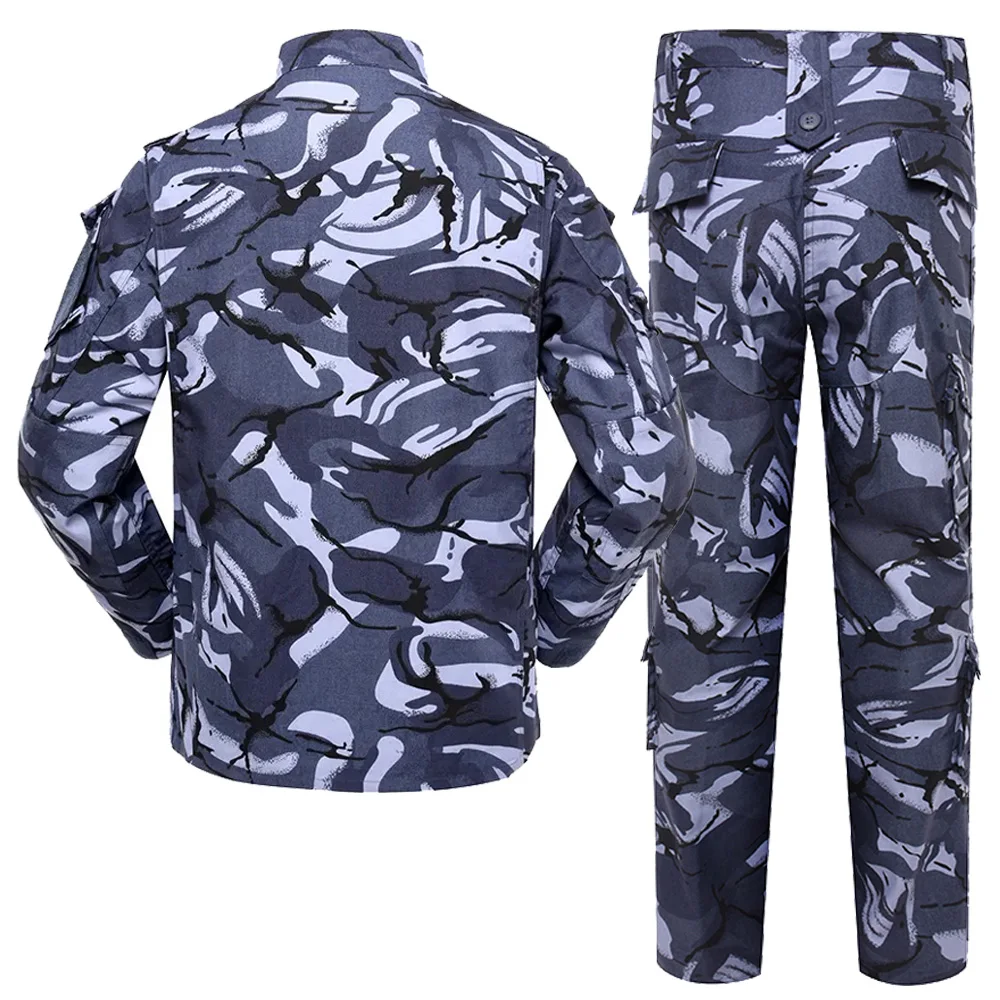 XINXING Custom UK Combat Tactical Clothing Breathable Ripstop T/C 65/35 Fabric Britain Ocean ACU Camouflage Uniform