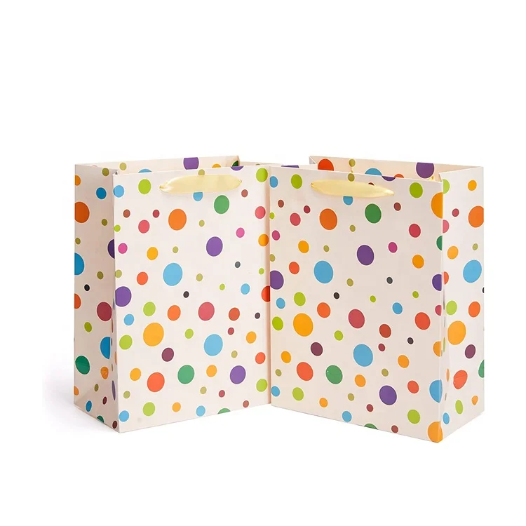 KM High Quality Recycle Eco-Friendly Paper Shopping Bags For Cosmetic Packing