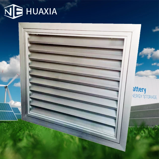 customized ventilation solutions aluminum alloy shutter air filter  vent cover for outdoor electronic equipment enclosures