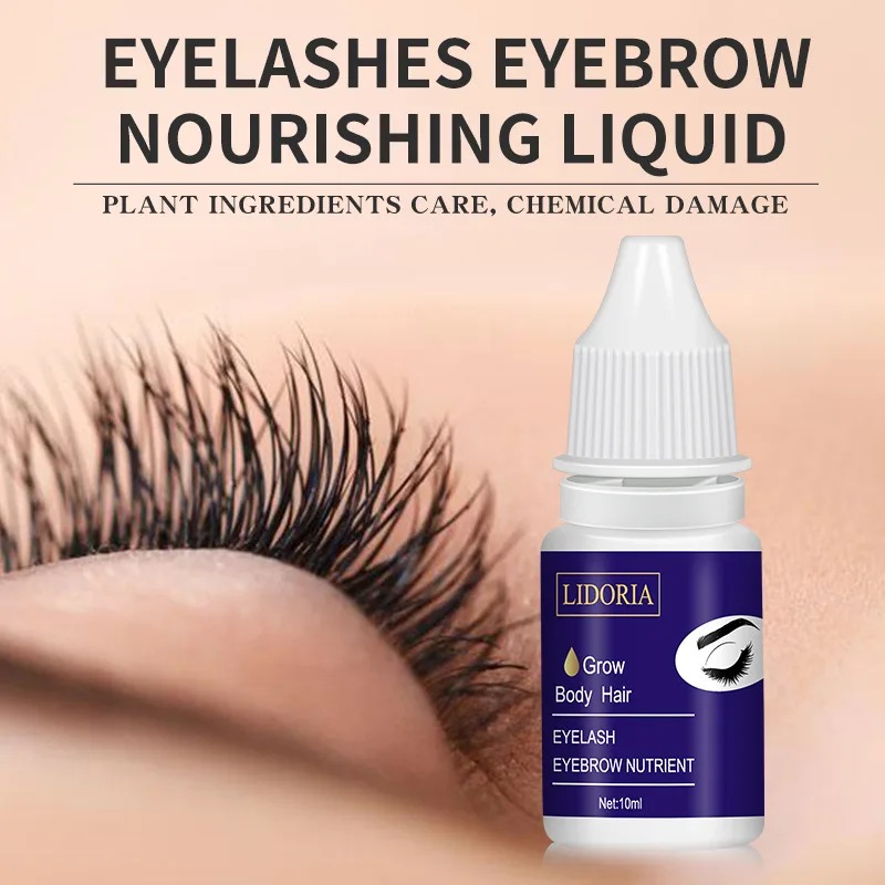 Eyelash Growth Serum 10ML Eyelash Nutrition Liquid Nourishing Follicles Hairline Repair Hair Damage Eyebrow Serum Growth