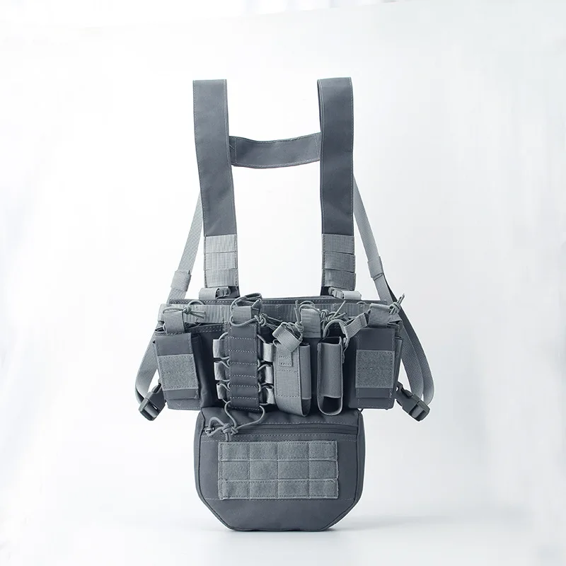 JINFEI Tactical Sub Abdominal Drop Down Belly Utility Bag For D3 Chest Rig MK3 Vest Universal Sack Pouch Ammo Carrie Pack