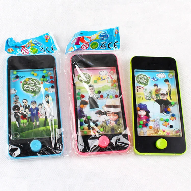 Phone Shaped Plastic Water Ring Game Machine Toy for Sale