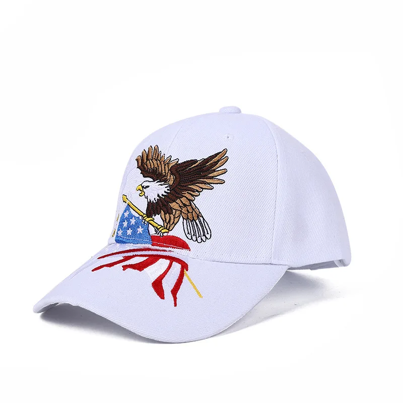 2024 New style of baseball caps outdoor adjustable sport golf hats with embroidery eagle for men snapback hat