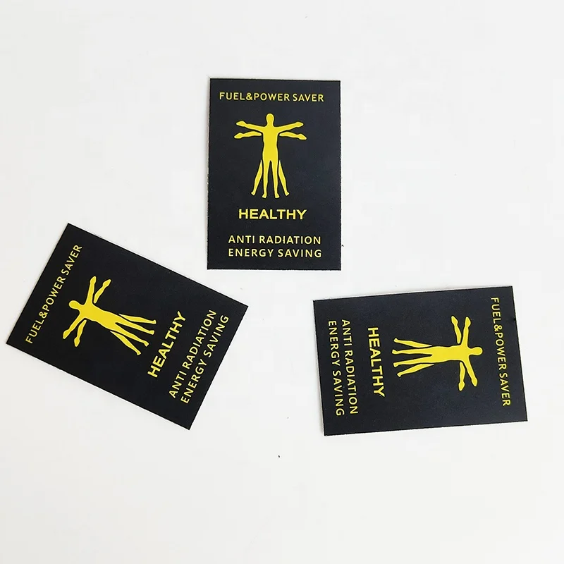 custom logo Thin Electronic Products paper sticker anti radiation energy saving phone sticker