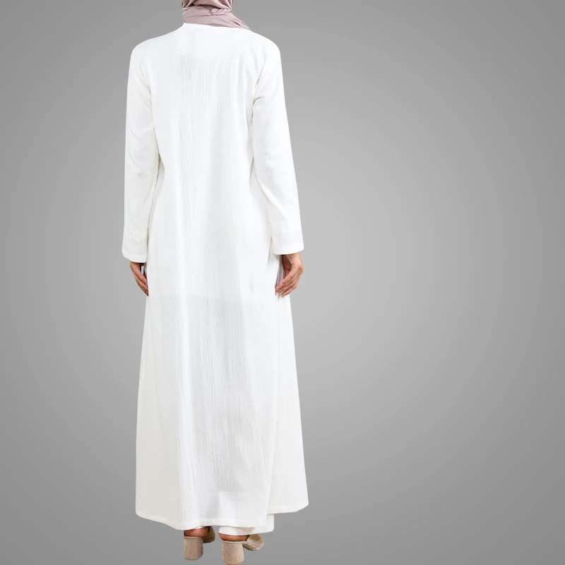 Ethnic Women Open Abaya Collection Arabic Dubai Thobe Kimono Cardigan Islamic Jilbab Cheap Muslim Dress