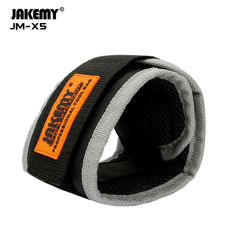 Jakemy JM-X5 Высококачественный портативный держатель для инструментов магнитный браслет для удержания инструментов Сильный магнитный браслет