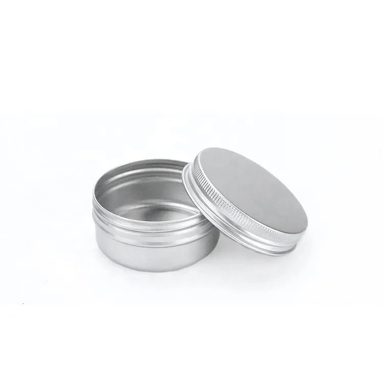 50g Small aluminum tin jar Aluminum lid Container cosmetic Aluminium Jar