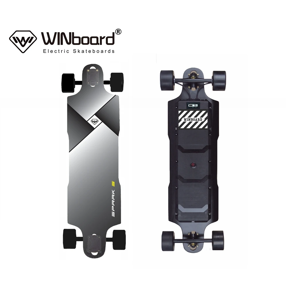  Электрический скейтборд WINboard Spark S 10S4P с батареей 88000 мАч и скоростью 40