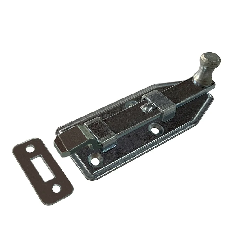 60mm 80mm Heavy Duty Slide Cranked Knob Door Barrel Bolt Steel Flush Tower Bolt Door