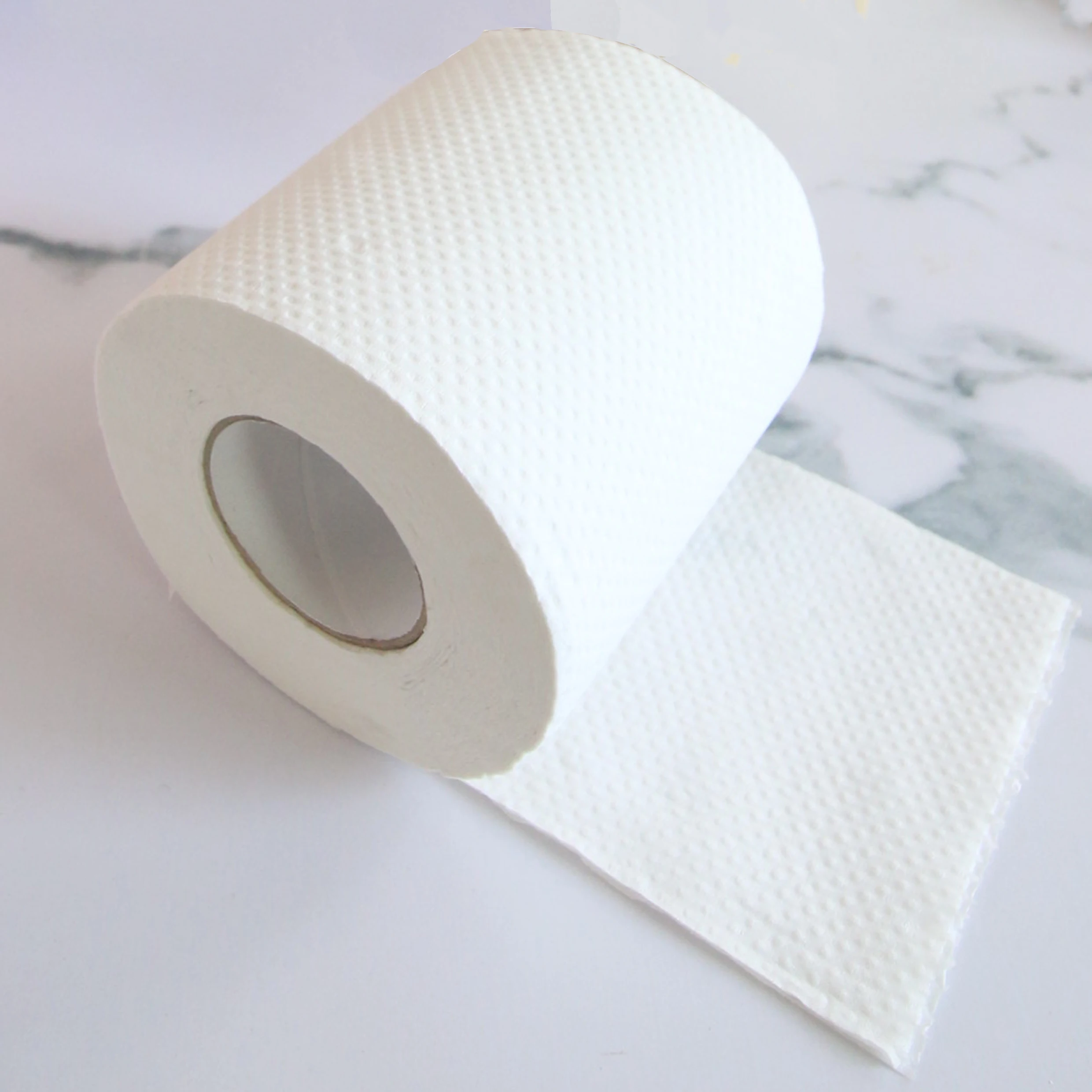 ECO Friendly Toilet Paper Soft White Toilet Paper 4 Ply Comfort Care Bath Tissue Paper Towels Rolls