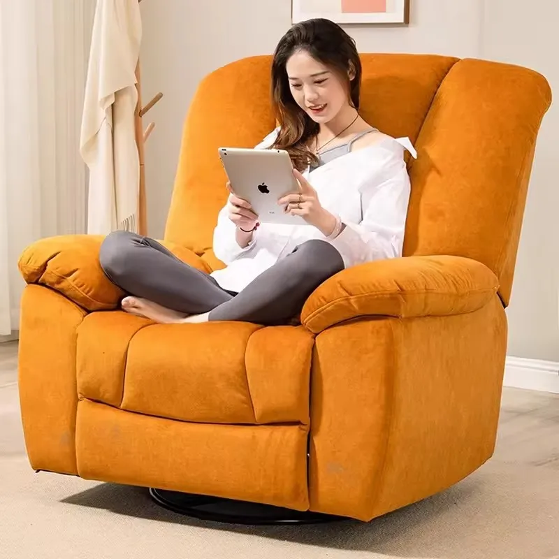 Multi-Functional Light Luxury Electric Lazy Sofa Single Cabin for Office & Living Room Leisure Can Lie Rotating Rocker Set