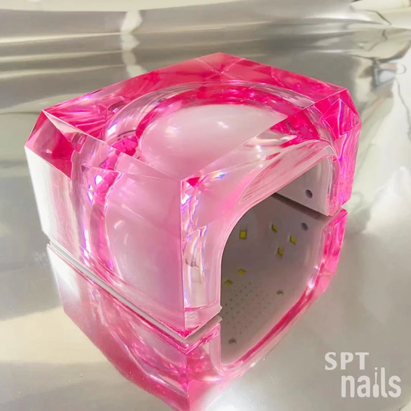 
SPT 2021 New Design Acrylic Nails 365nm 405nm Gel Nail Set With Technician Handcraft 120w Pro Cure Pink Uv Led Lamp Nail Gel 