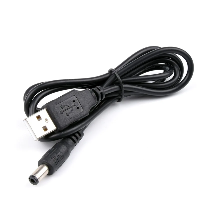 Cantell 1m Usb To Dc5521 Plug Jack Male Dc Power Charing Cord cable 24AWG