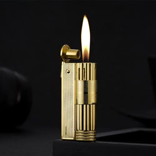 Оптовая продажа, ветрозащитная винтажная керосиновая Зажигалка из натурального металлического сплава, Мужская сигаретная масляная зажигалка