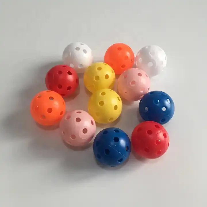 Top Quality Golf plastic practice golf balls air flow ball golf swing trainer aid