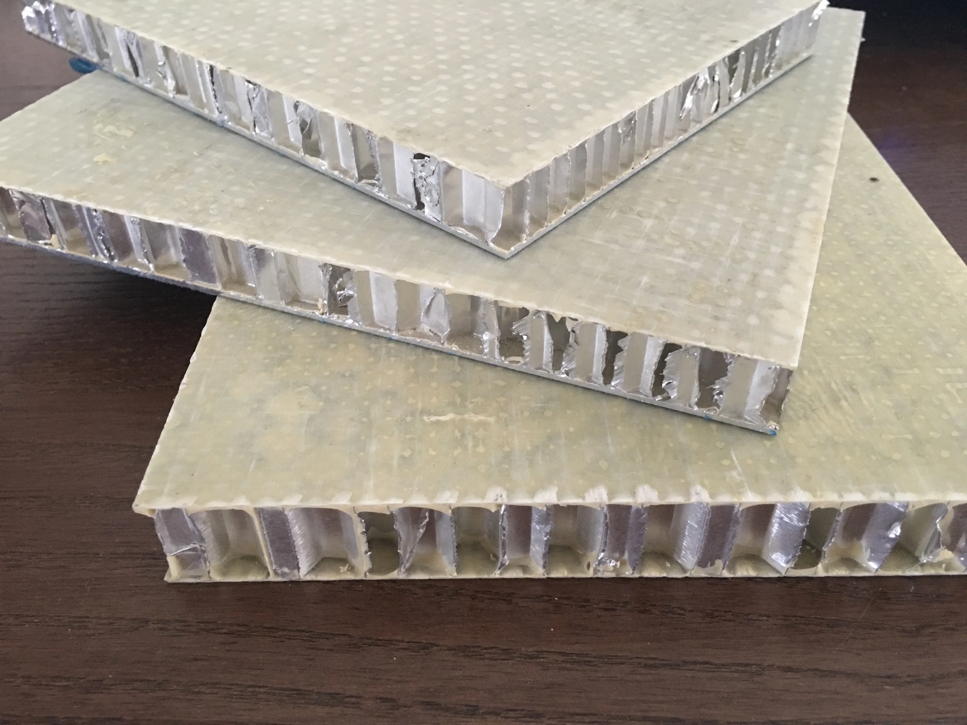Fiberglass Aluminium Honeycomb Panel For stone composite for Exterior Cladding