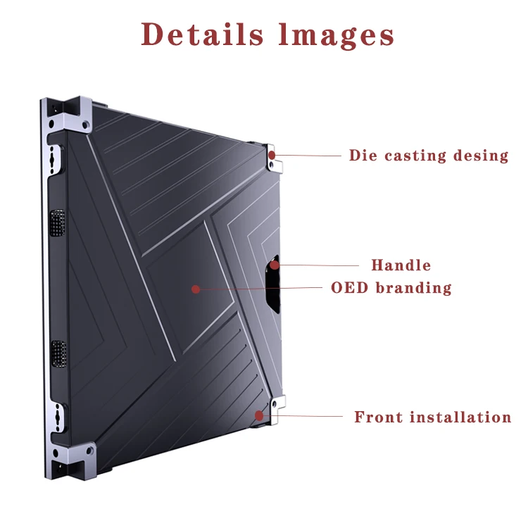 TOPLED 500x1000mm board panels video wall  price shenzhen guangzhou commercial advertising indoor led display screen