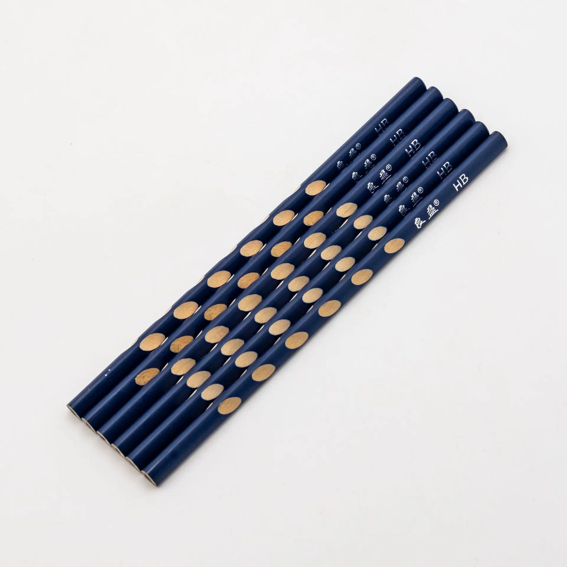 Children Environmental Protection HB 2B Triangle Hole Pencil Posture Correction Grip Pencils