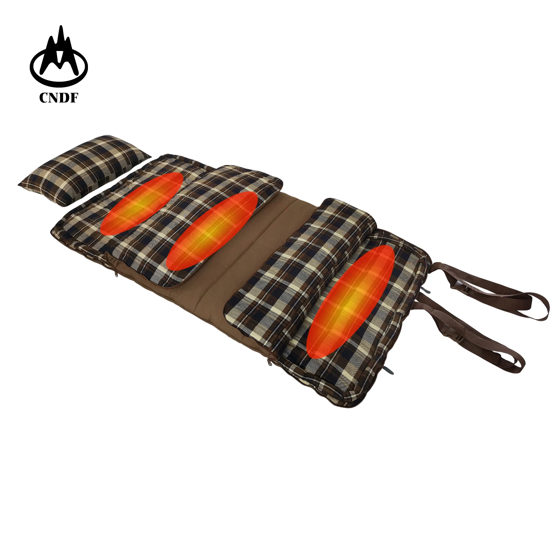 
Electric Battery Thermal Sleeping bag,Self-warming Heated, Cold Weather,Middle East big size,Cotton Canvas,Flannel, water proof 