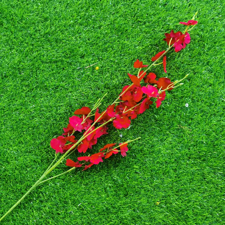 artificial butterfly flowers bridal bouquet wedding flower decorative  flowers & wreaths artificial  bunch orchid home in bulk