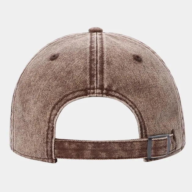 Customized logo washed baseball cap sunscreen duck tongue cap casual versatile cowboy hat wholesale for men and women