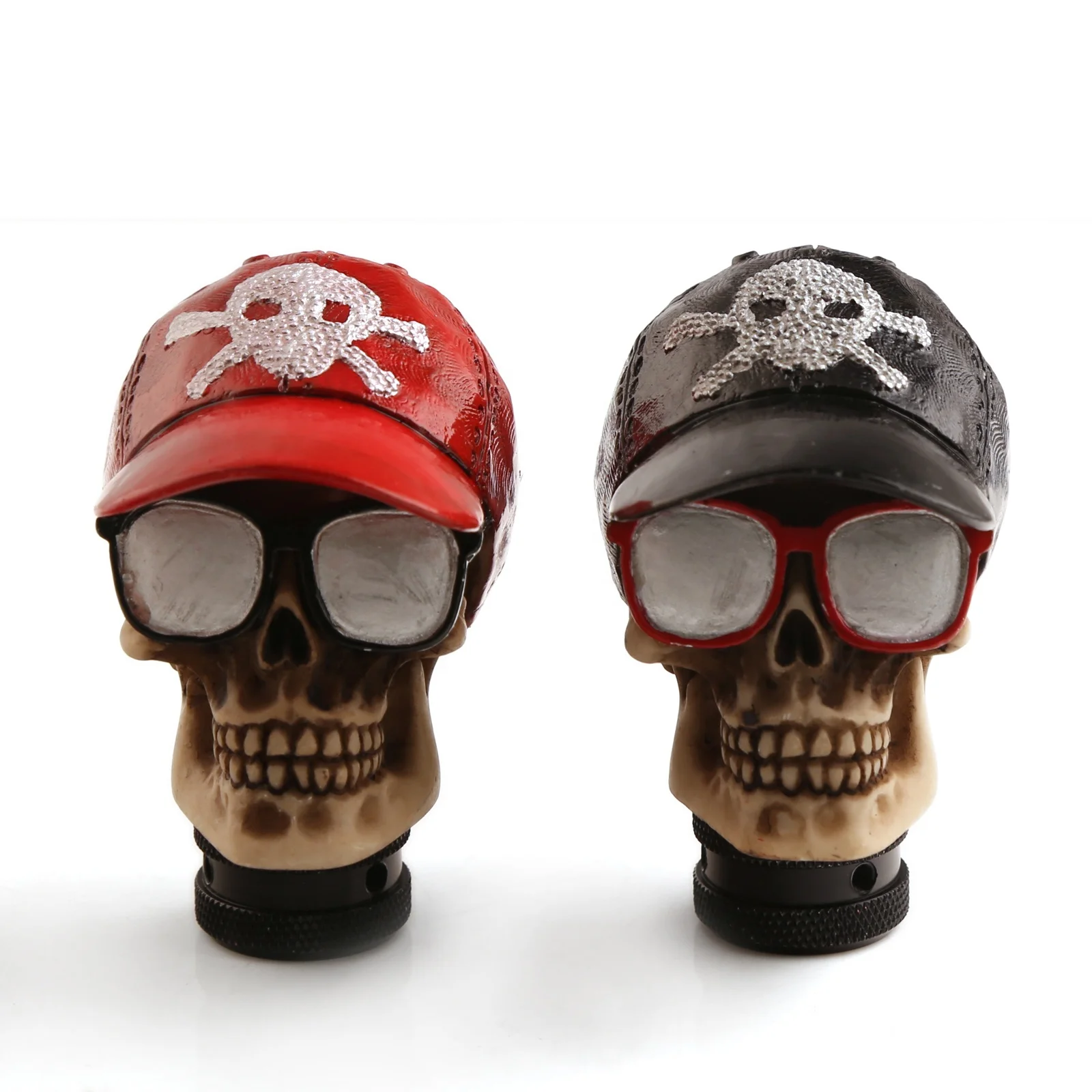 Dtouch Universal Car skull manual gear shift knob Manual Gear Shift Knob  Shifter Handle Lever Stick with 3 Adapters
