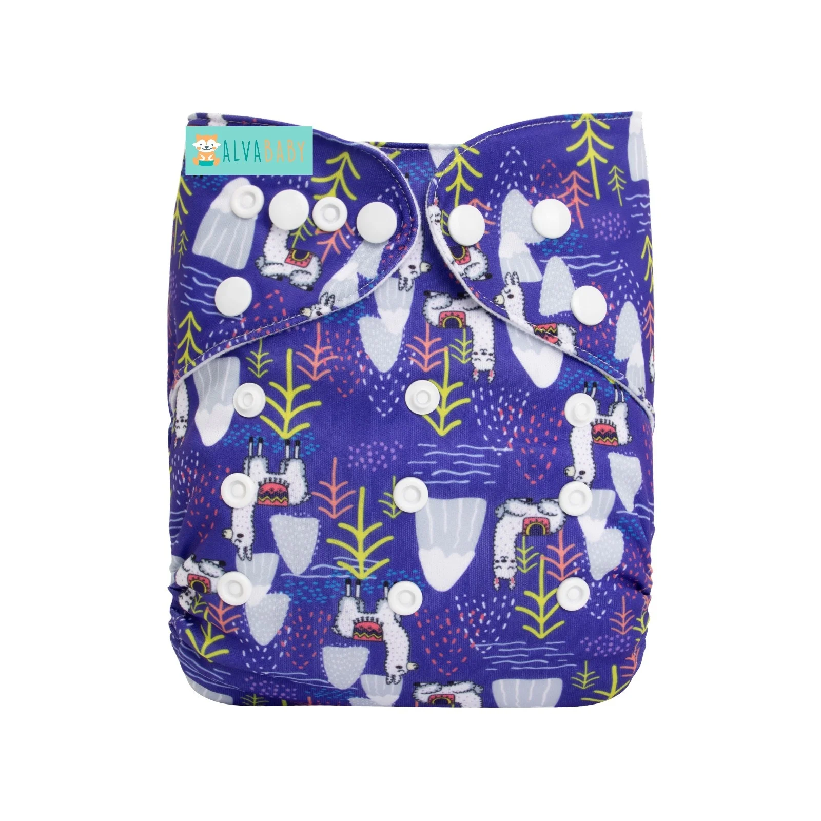 ALVABABY Factory Baby Pocket Nappy Reusable Washable Cloth Diaper All in One Soft Breathable Cloth Diaper