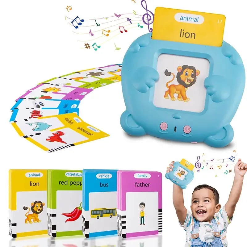Educational Learning Materials for kids children puzzle card audible flashcards Card Reader