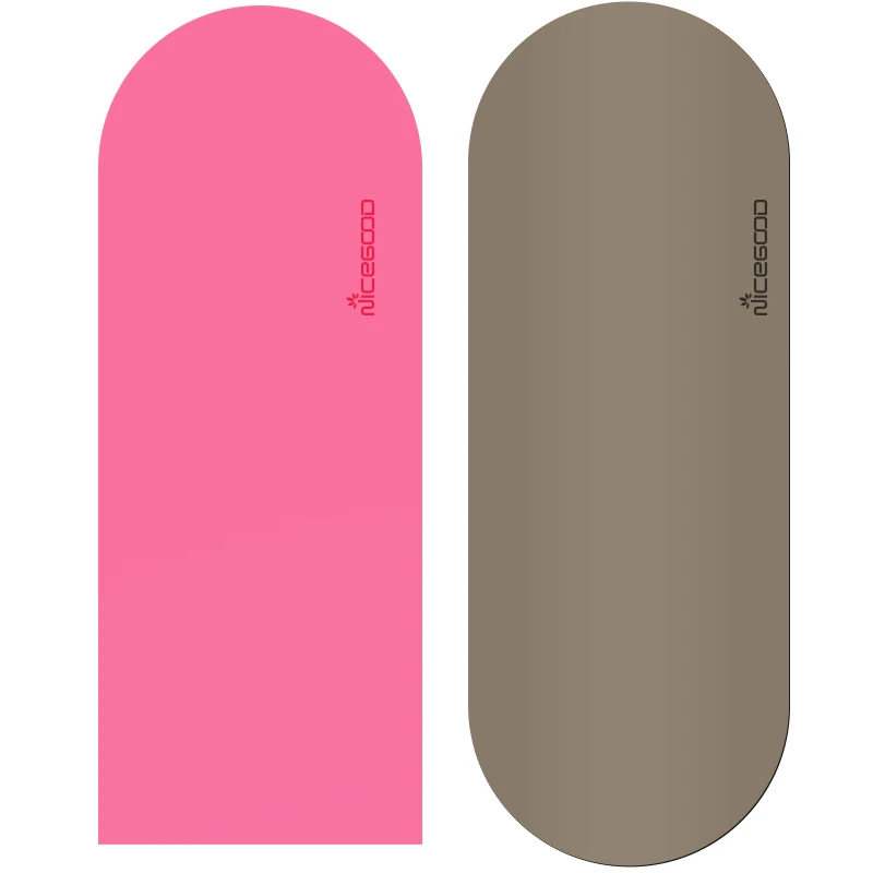 New Arrival upgraded Coconut fiber PU natural rubber yoga mat oval fitness yoga mat eco friendly