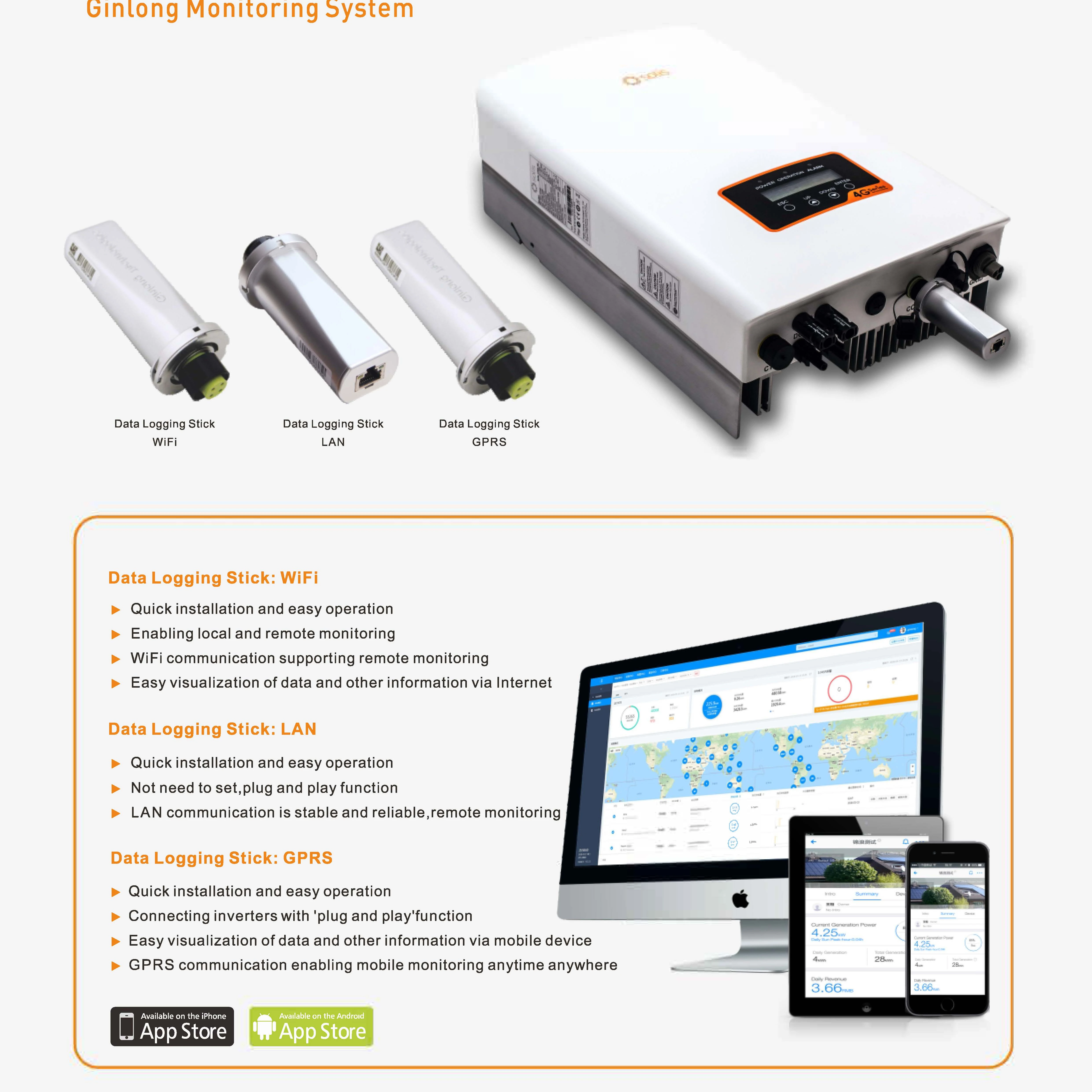 high quality wifi stick logging system wifi box for solar inverter solar system use