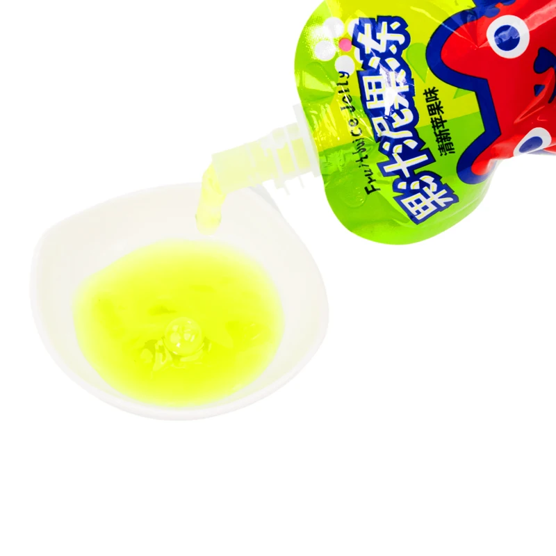 Mango Flavored Sweet Fruit Jelly Drink Sucking Pudding Candy in Bulk Cup Packaging