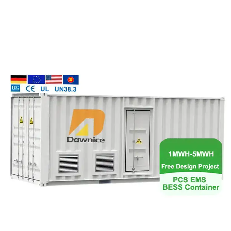 Dawnice ESS Solution 1MW Off Grid Solar Power Station 1000KW With Jinko Solar Panel