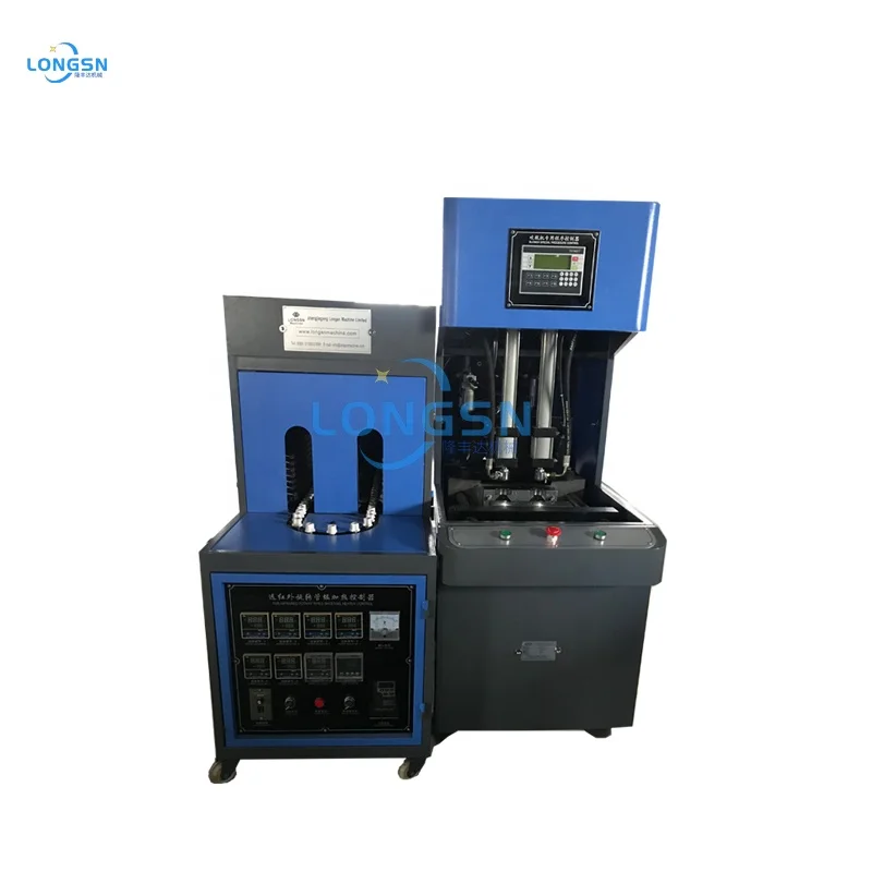 Good quality semi automatic pet preform blowing machine price plastic bottle maker blowing machine