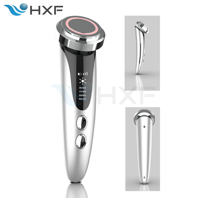 
5 in 1 LED Skin Tightening Korean Multifunctional Skin Care Beauty Machine Ultrasound Facial Massage Cleansing Skin Care Device 