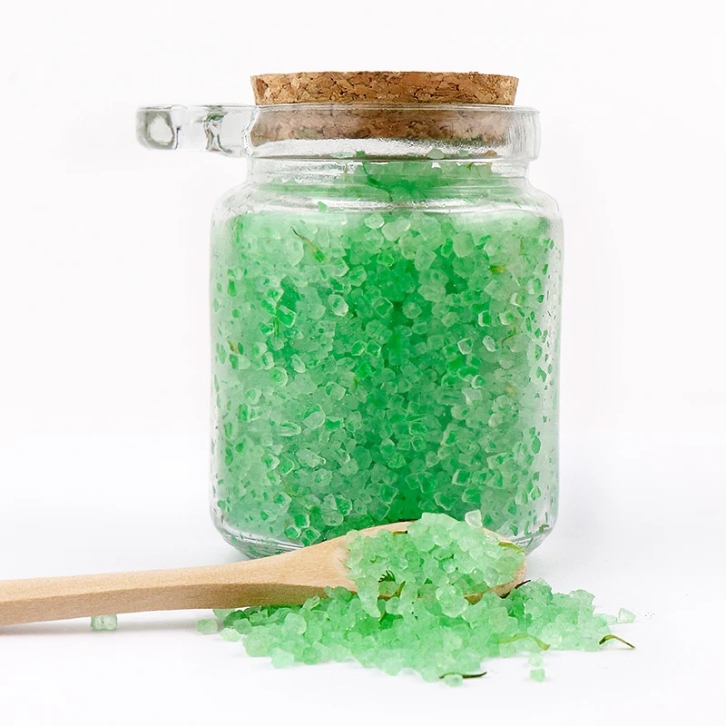 New Style Liquid Handmade Luxury Natural Essential Oil Scented Custom Color Bath Salt Set