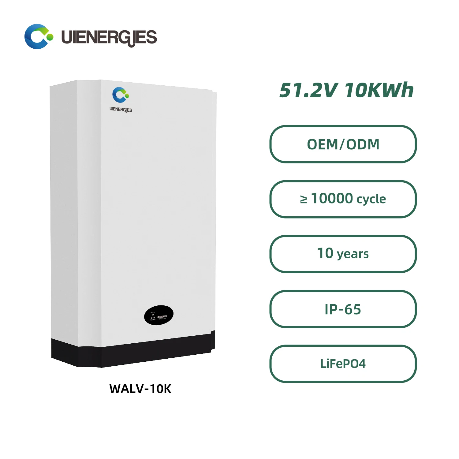 UIENERGIES wholesale price of rechargeable long life lithium batteries for solar systems  48V 100ah with easy installation