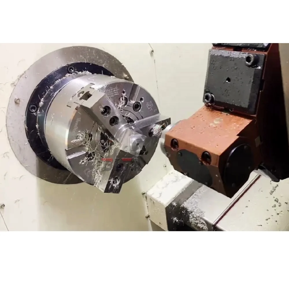 China New CNC Automatic C-axis Living Tool Slant Bed Metal CNC Lathe Machine Y axis