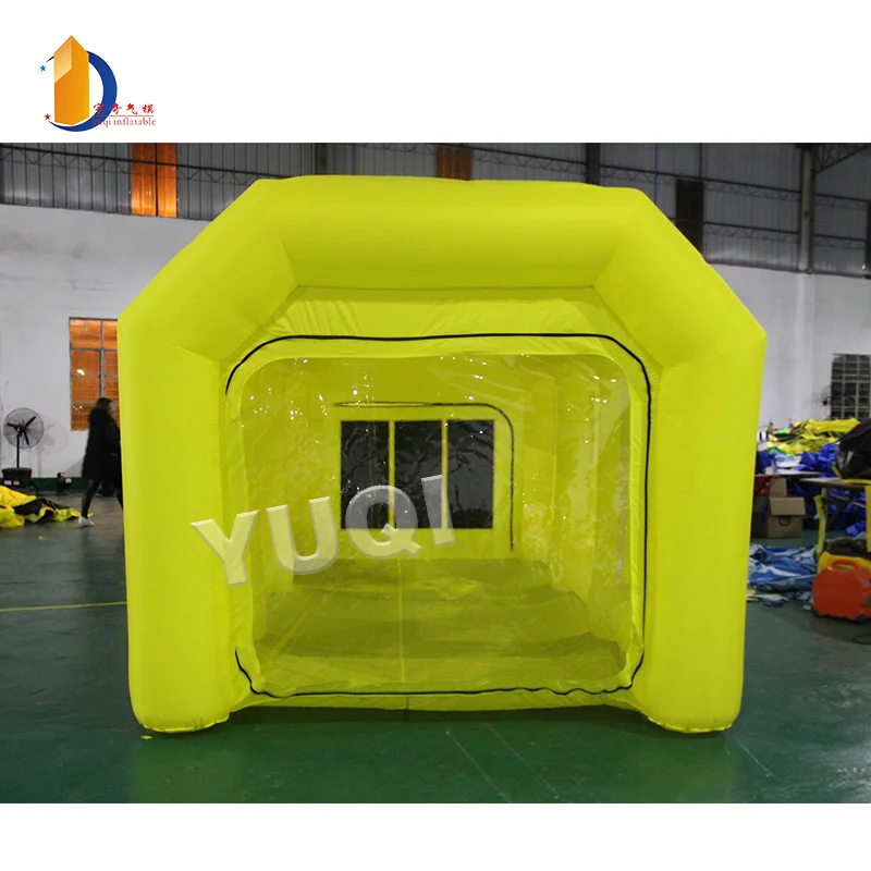 YUQI Mobile Portable Car Spray Tent Inflatable Car Painting Spray Paint Booth For Sale