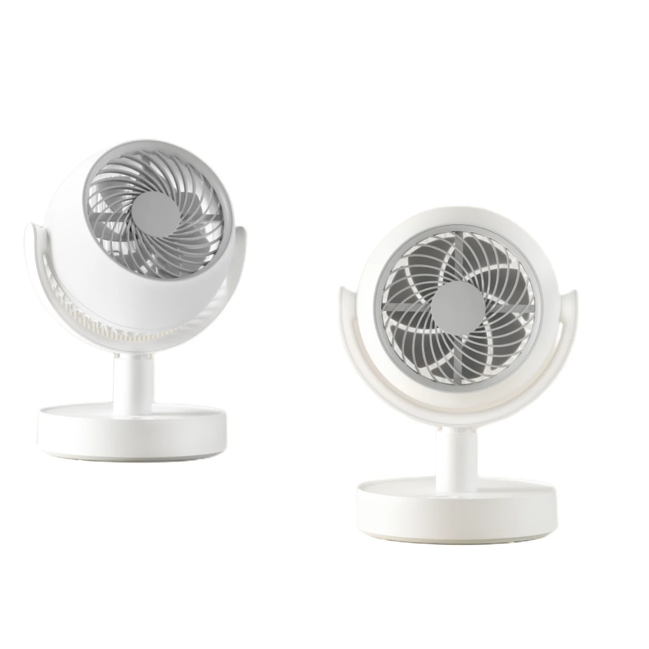2023 Summer Air Circulating Fan 4000mAh Battery Angle Adjustable Wireless Portable Usb Ventilation Table Fan