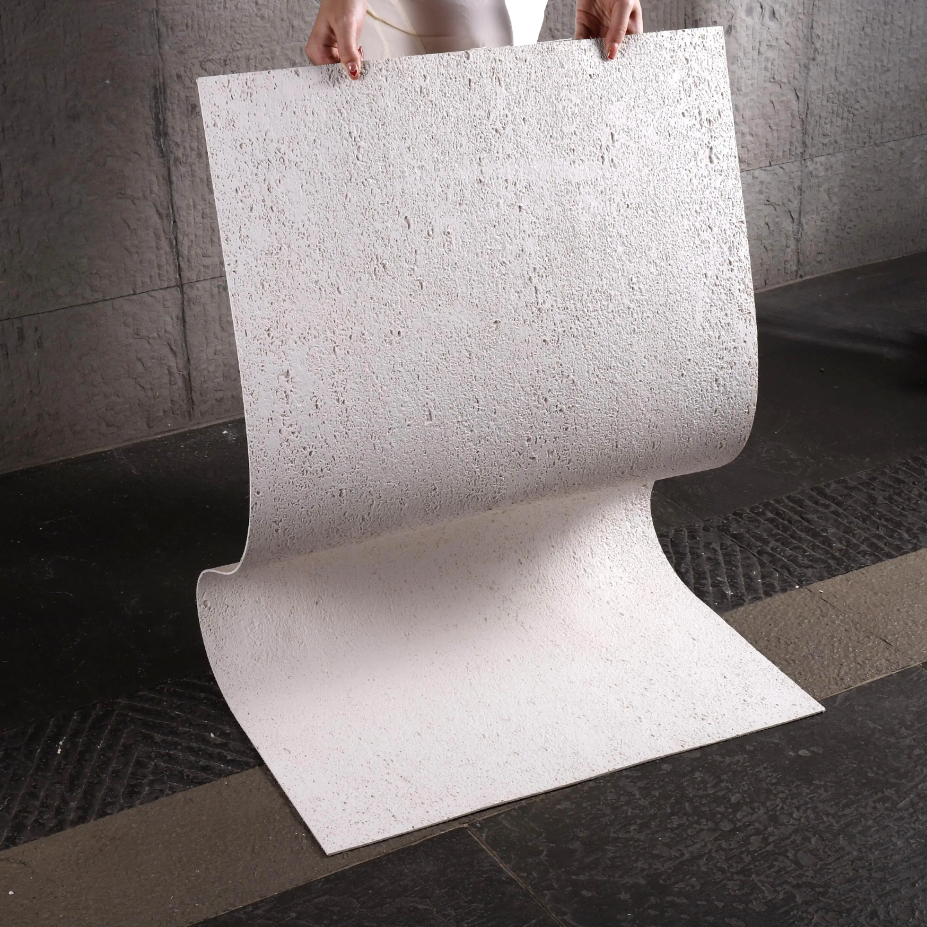 Mcm exterior cladding tile material Flexible clay stone wall tiles travertine  stone design thin slab flexible stone veneer