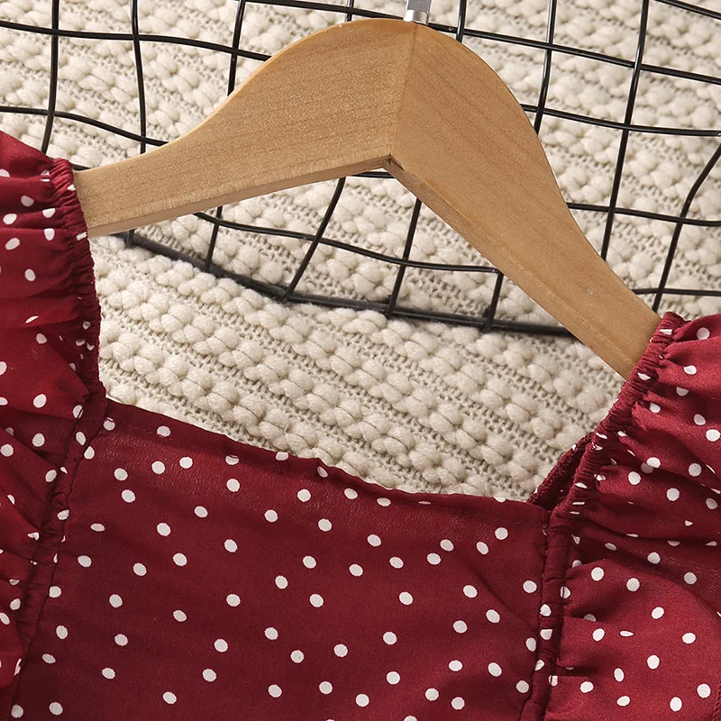 Sweet Short Skirt Two-piece Popular Kids Clothing Wholesale Vintage Girl Dresses 2023 Free Shipping Children Summer Dress Floral