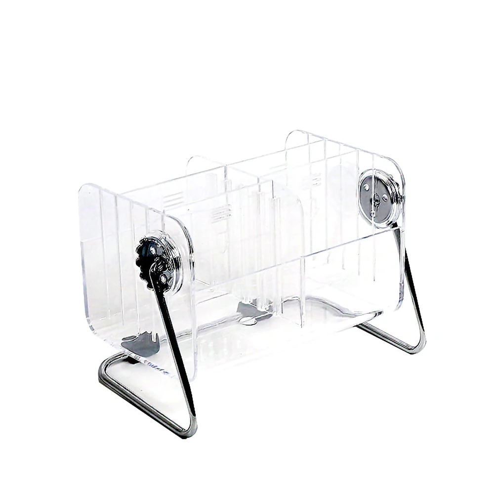 Household Clear PS Desktop TV Remote Control Mobile Phone Storage Holder Organizer Dormitory Makeup Stagger Box